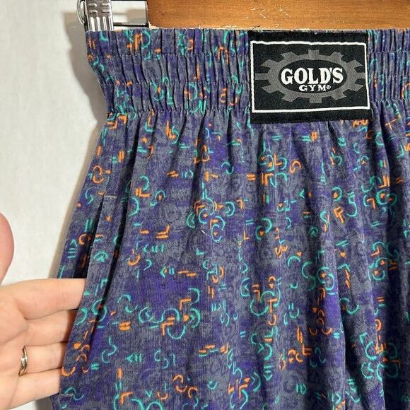 VTG 80s 90s Golds Gym Parachute Workout Pants S MC Hammer Bodybuilding - Picture 6 of 9